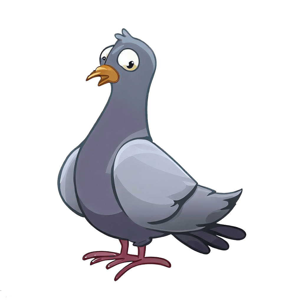 鳩のイラスト PNG 透明