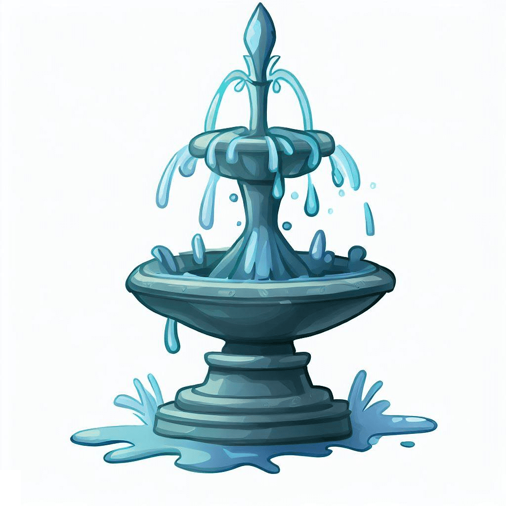 イラスト噴水 イラスト