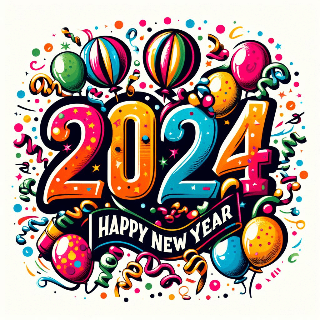 新年あけましておめでとうございます 2024 Png イラスト
