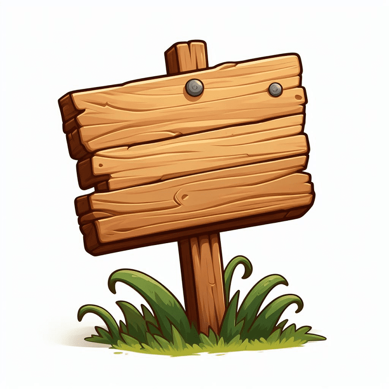木の看板 無料 PNG 画像 イラスト