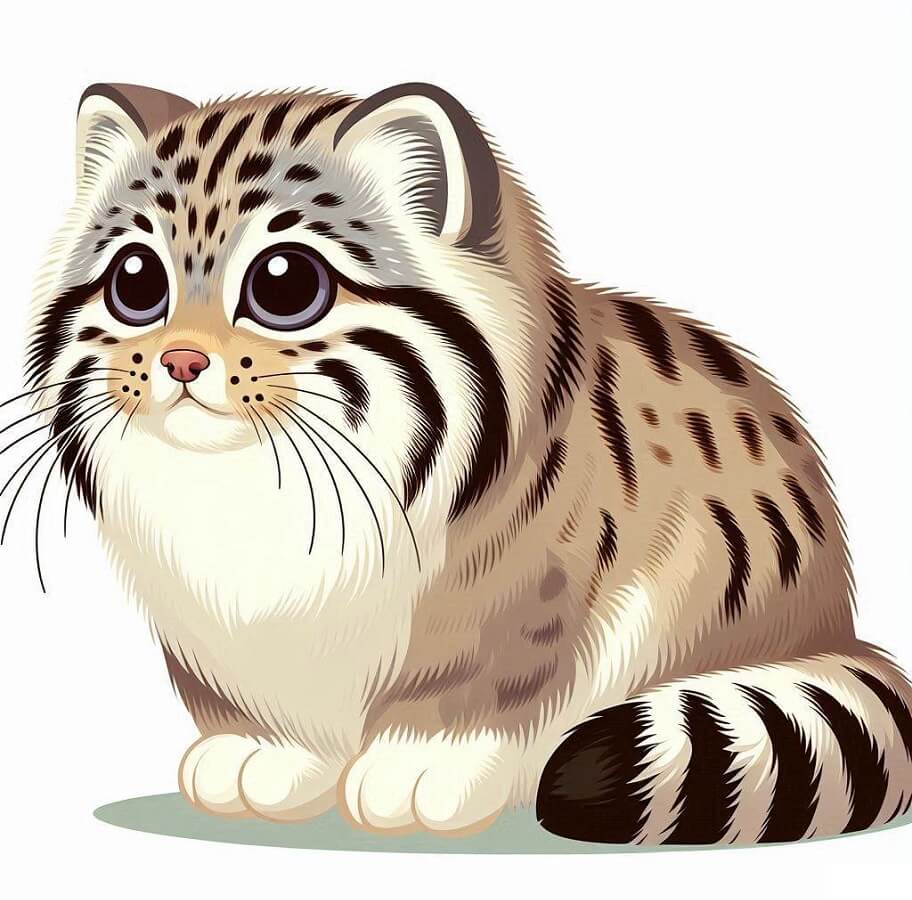 子供向けのかわいい猫のイラスト