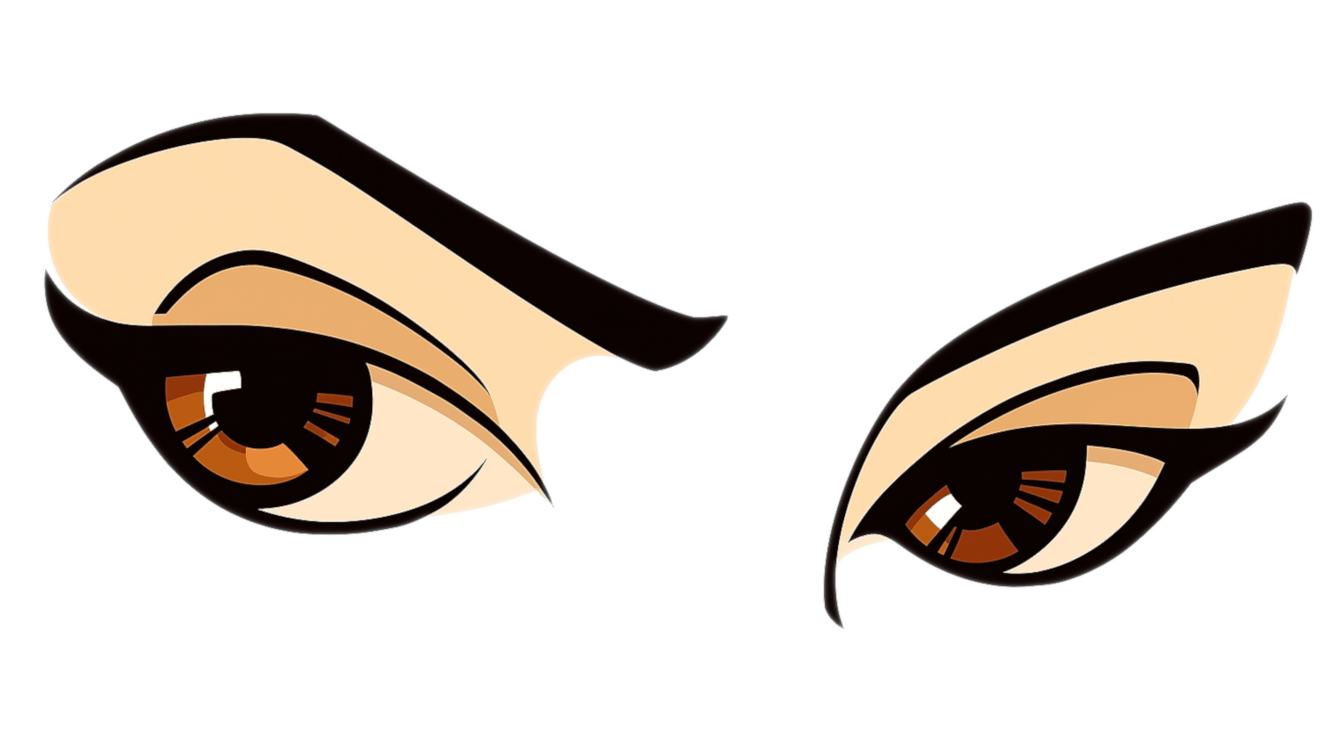 かわいい目のイラスト無料画像