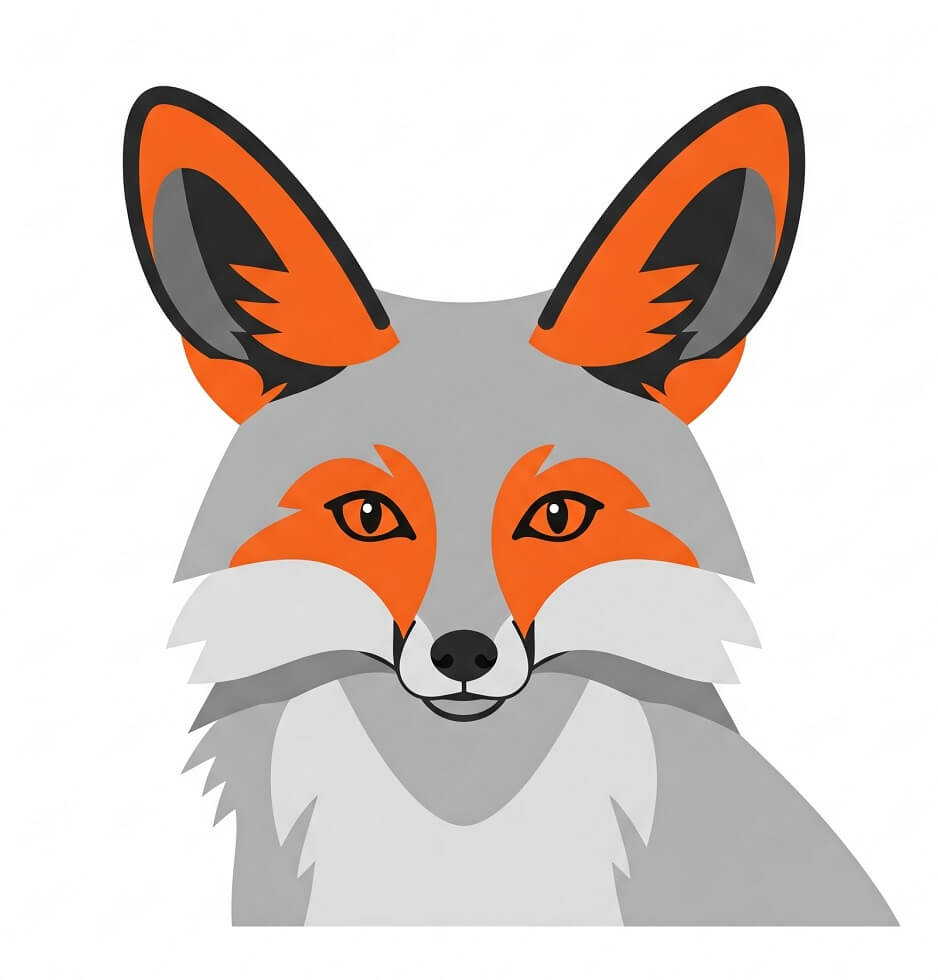 キツネのイラストプロフィール