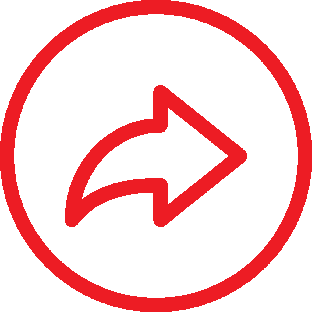 右に曲がった矢印のイラスト イラスト