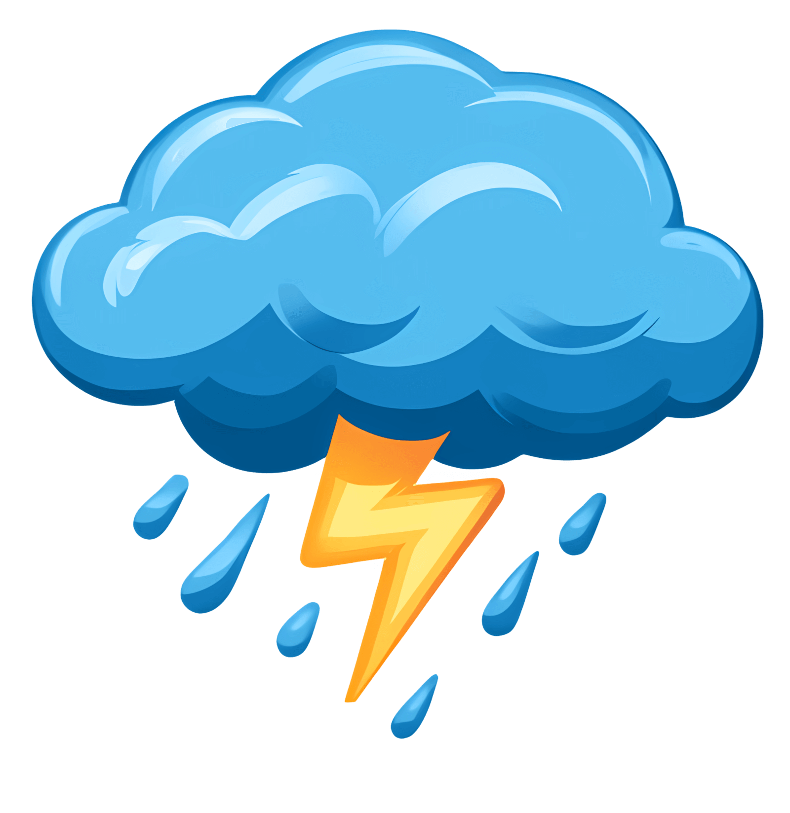 嵐の天気のイラスト イラスト