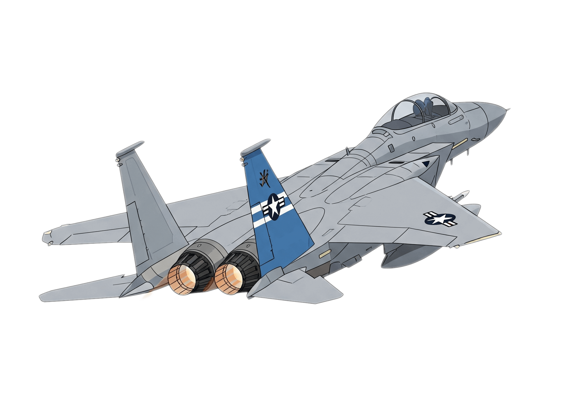 軍用機のイラスト無料 イラスト