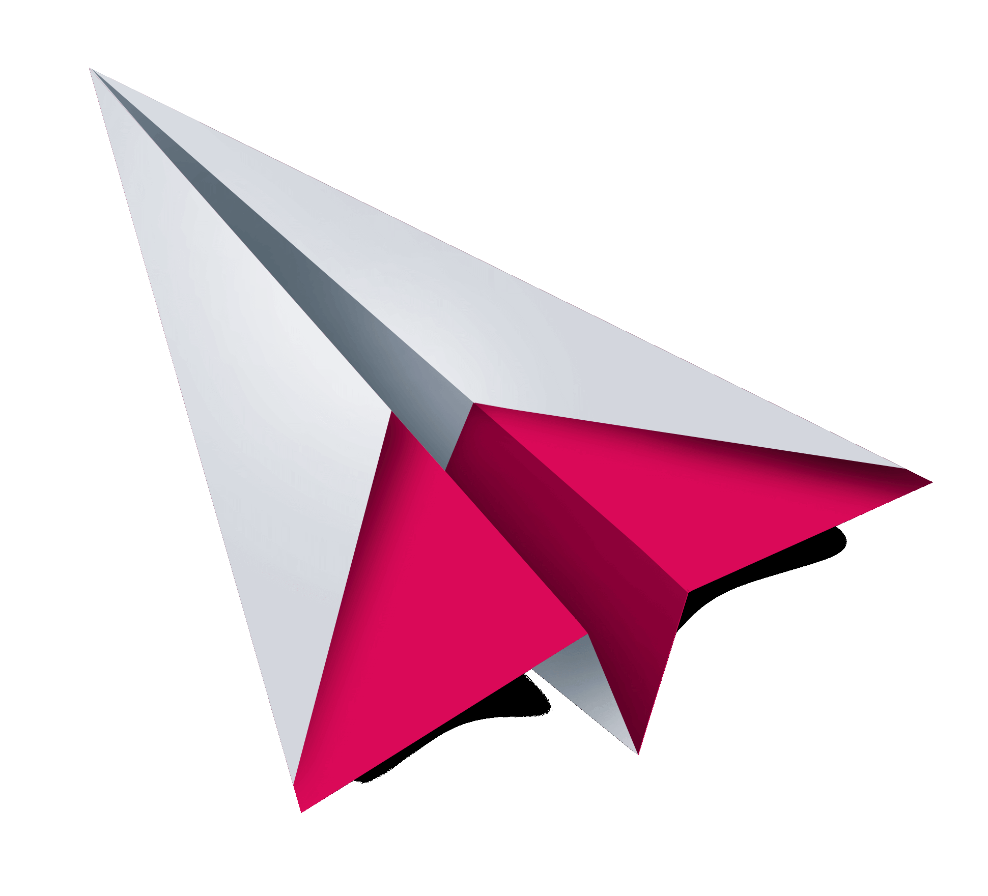 紙飛行機のイラストPNG画像