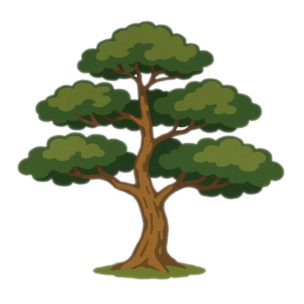 木のイラスト 美しい 無料
