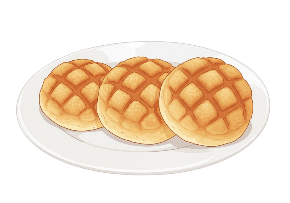メロンパンのイラスト画像 イラスト