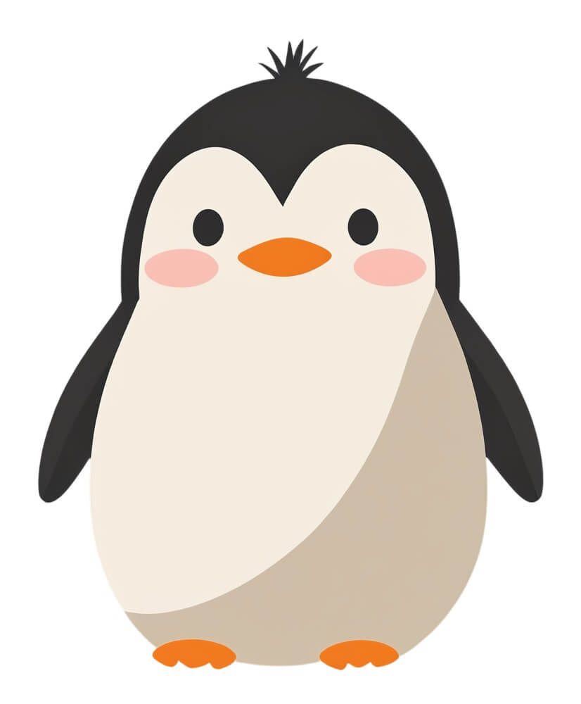 無料のペンギンのイラスト シンプル イラスト