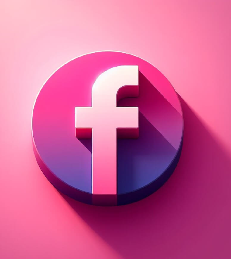 ピンクのアイコン フェイスブック イラスト透明 2 イラスト