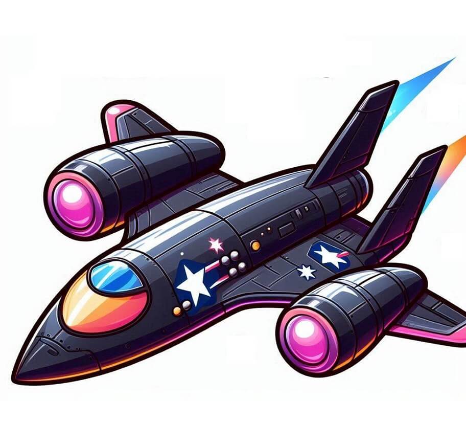 美しい飛行機のイラスト イラスト