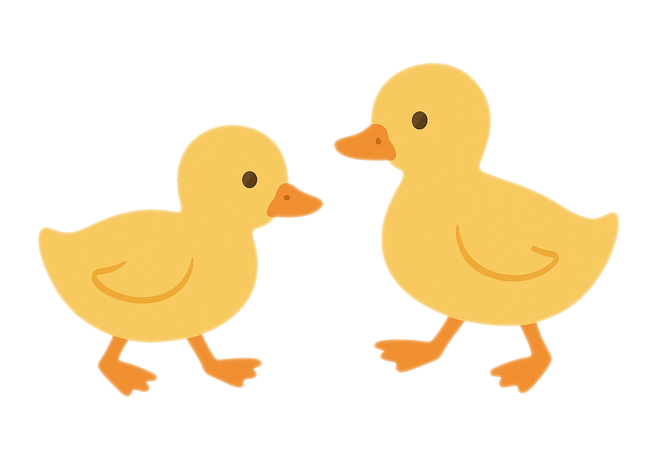 アヒルの子のイラスト無料画像 イラスト アヒルの子のイラスト無料画像 イラスト