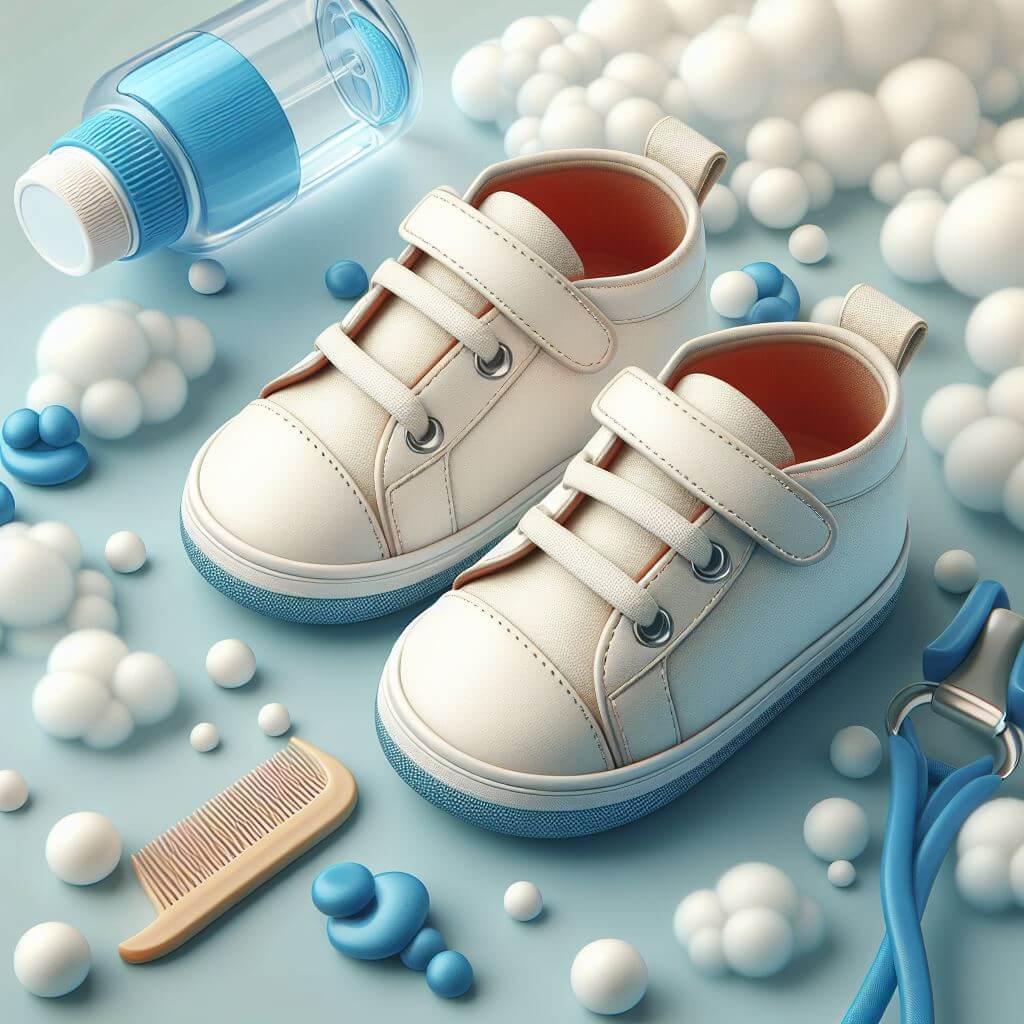 赤ちゃん用の靴のイラスト
