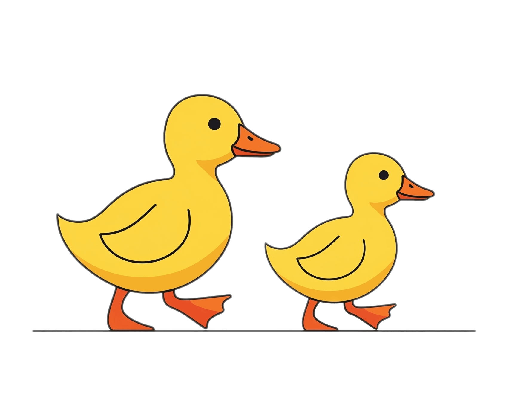 歩くアヒルの子のイラスト無料 イラスト 歩くアヒルの子のイラスト無料 イラスト