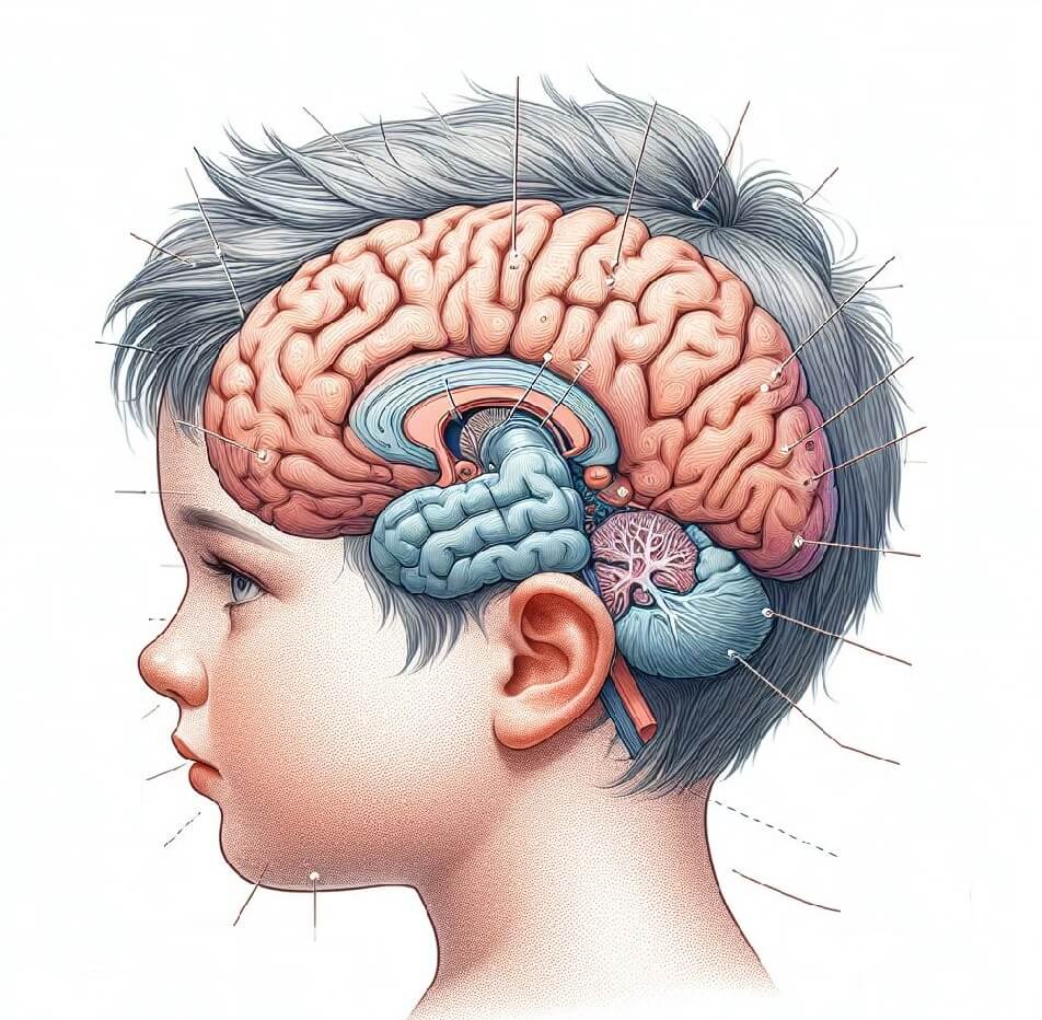 子供の脳のイラスト 3 イラスト