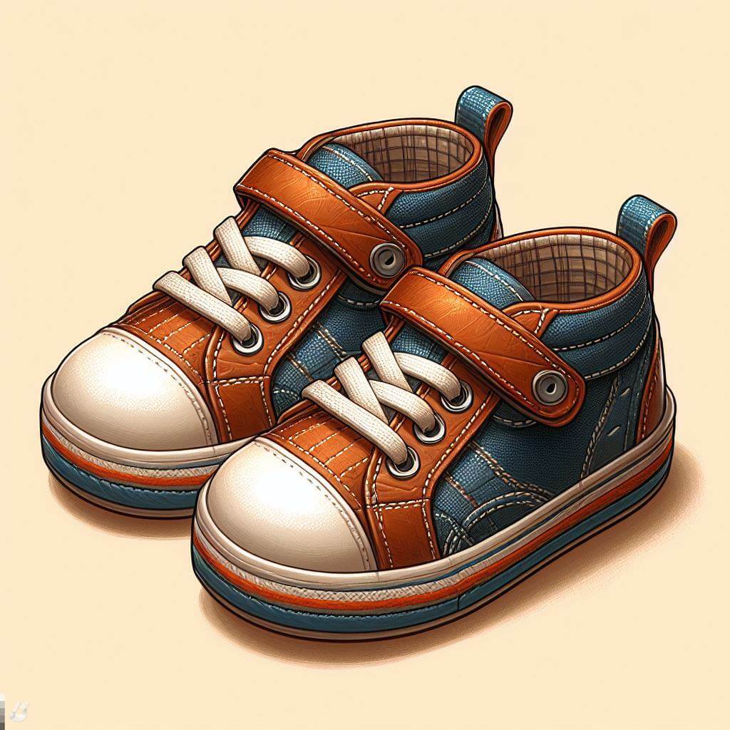 男の子用の靴のイラスト イラスト
