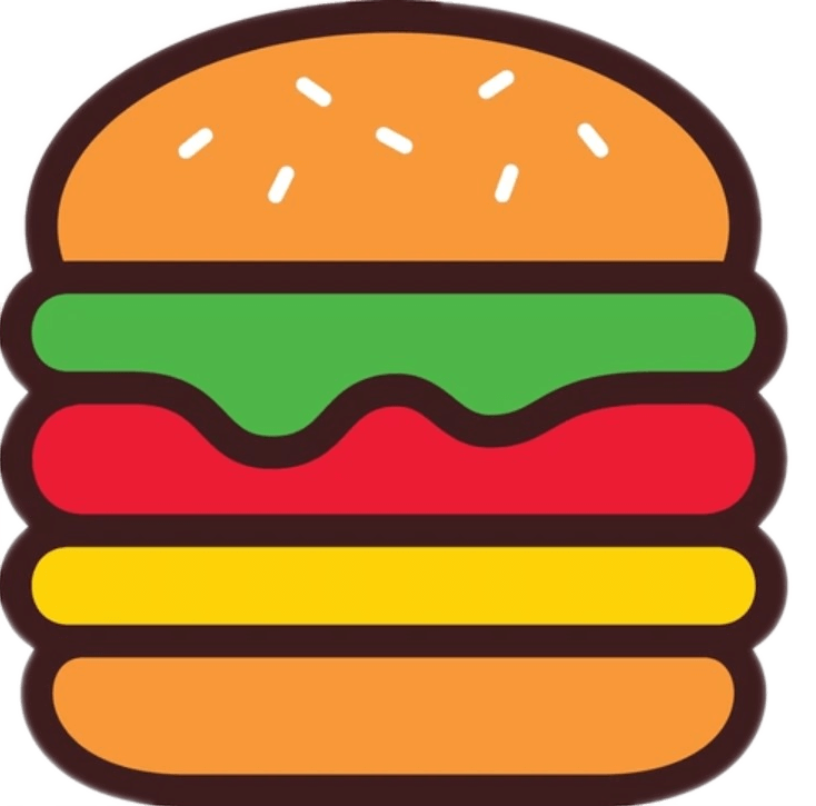 ハンバーガーロゴイラストダウンロード イラスト