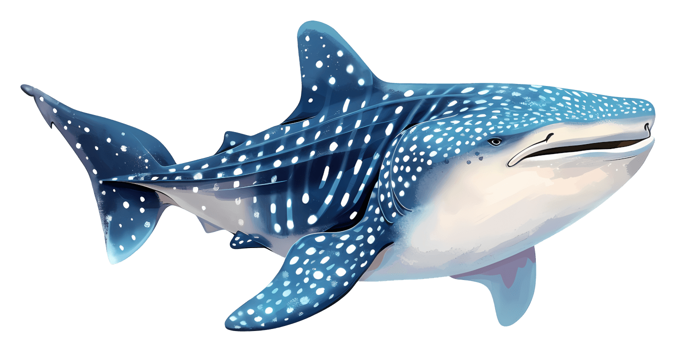 ジンベイザメのイラスト無料ダウンロード イラスト