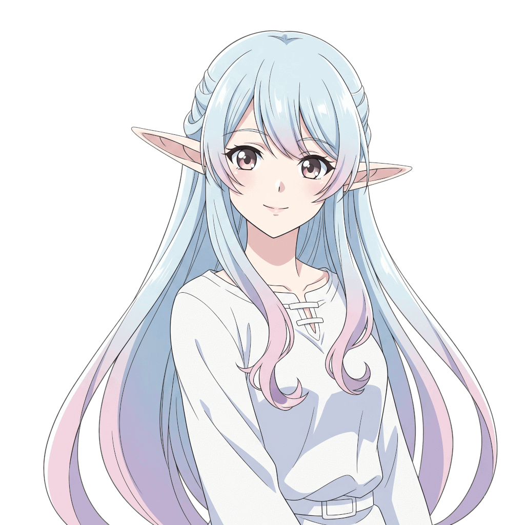 女性エルフのイラスト かわいい無料 イラスト