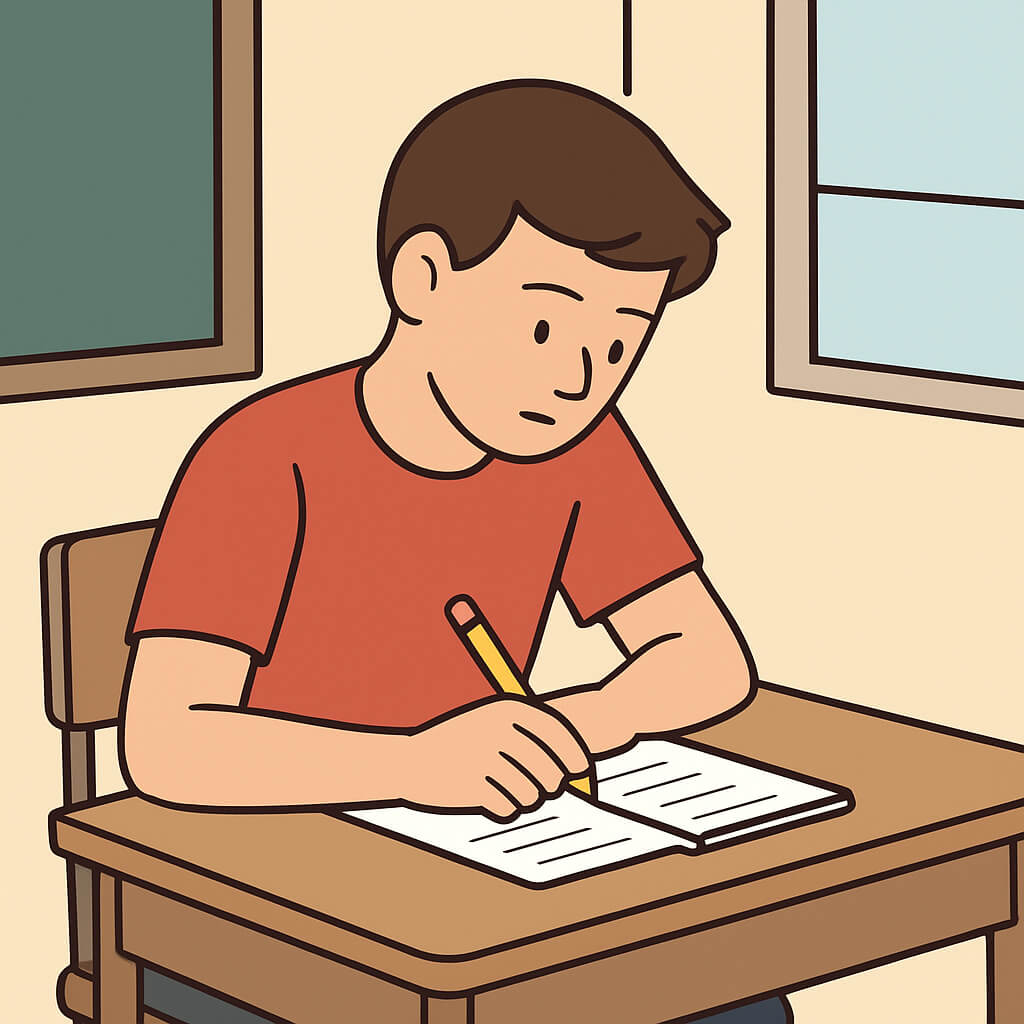 学生の作文イラスト無料画像 イラスト