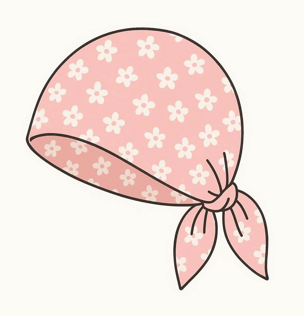 ヘッドスカーフの無料イラスト イラスト