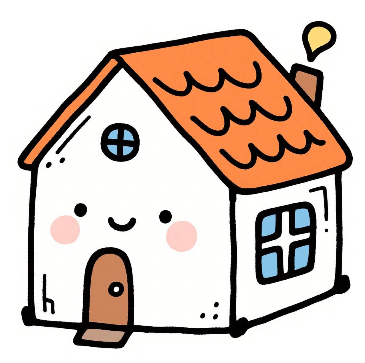 子供向けのシンプルな家のイラスト 3 イラスト