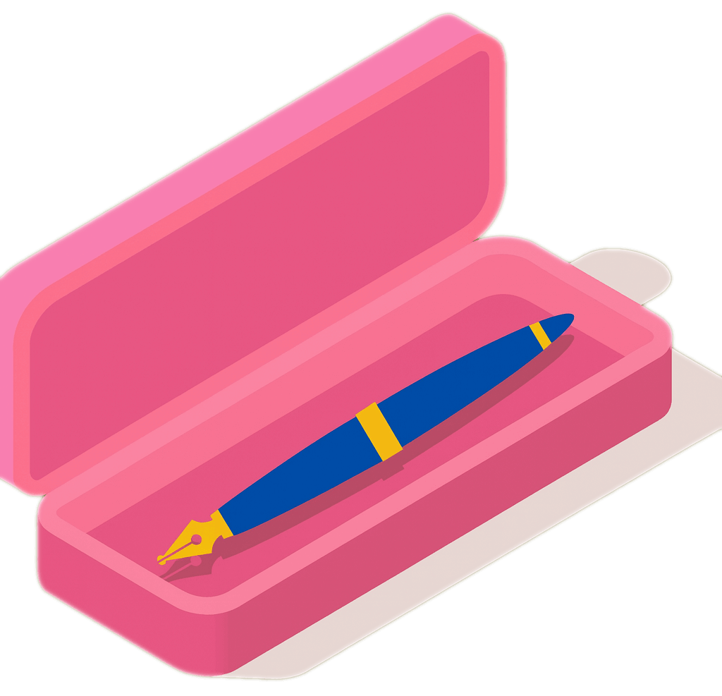 ペンホルダーにペン イラスト 無料