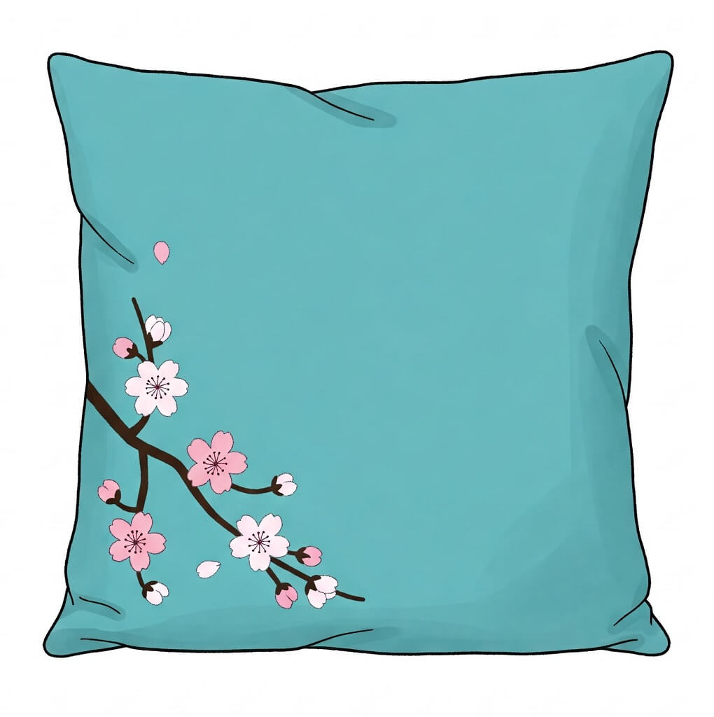 桜の枕 イラスト