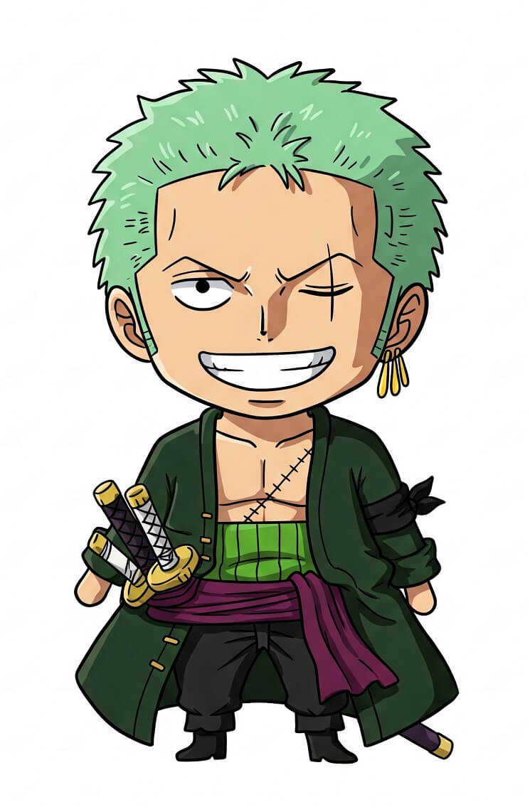 ワンピースのイラスト - ロロノア・ゾロ (One Piece) イラスト