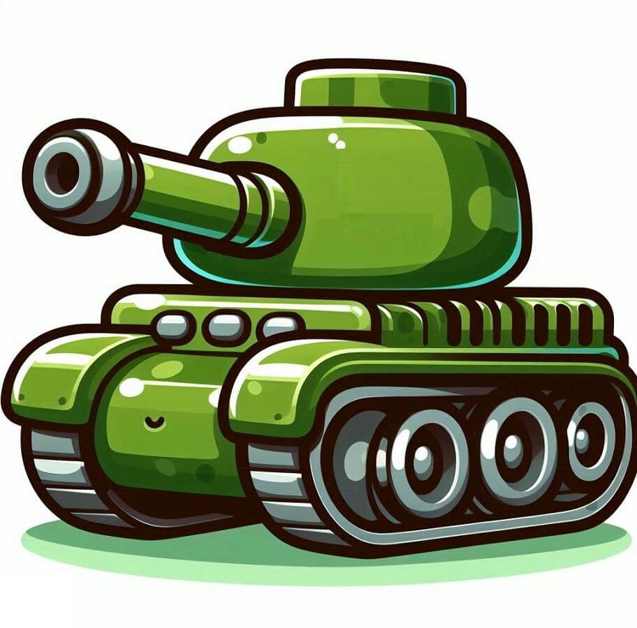 子供向けの無料戦車イラスト イラスト