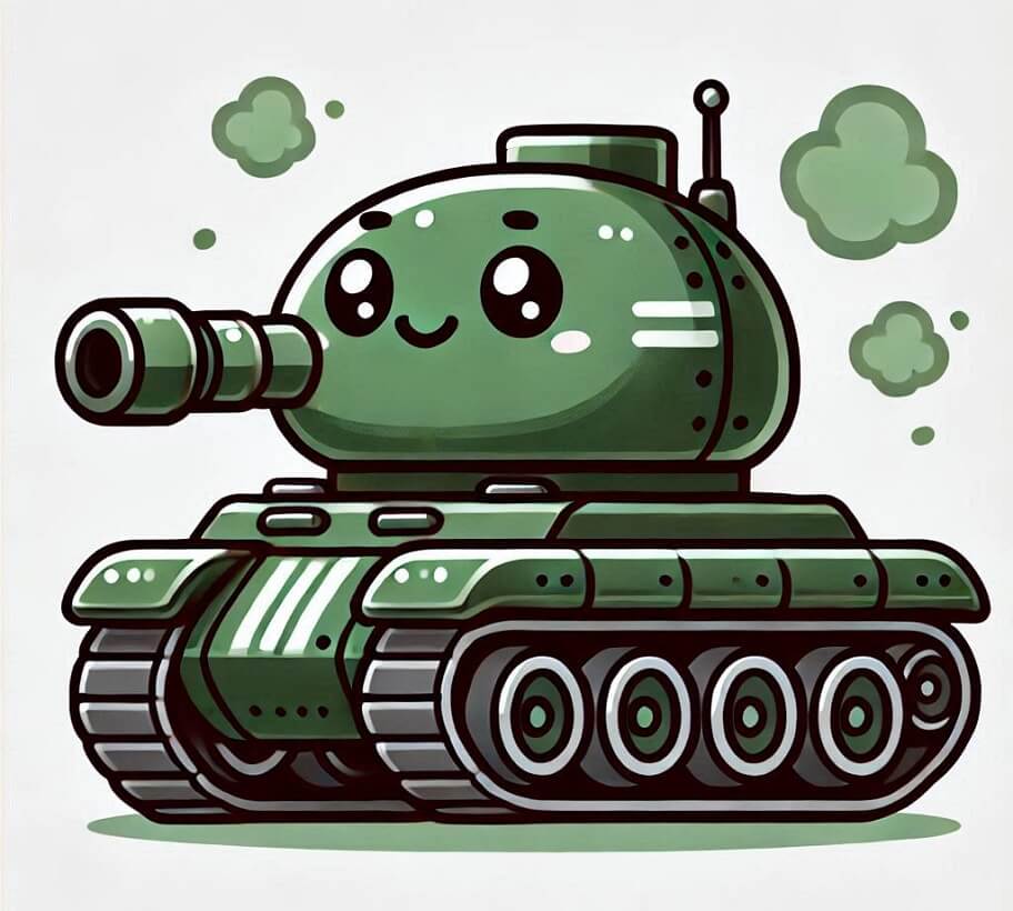 漫画の戦車のイラスト画像 5 イラスト