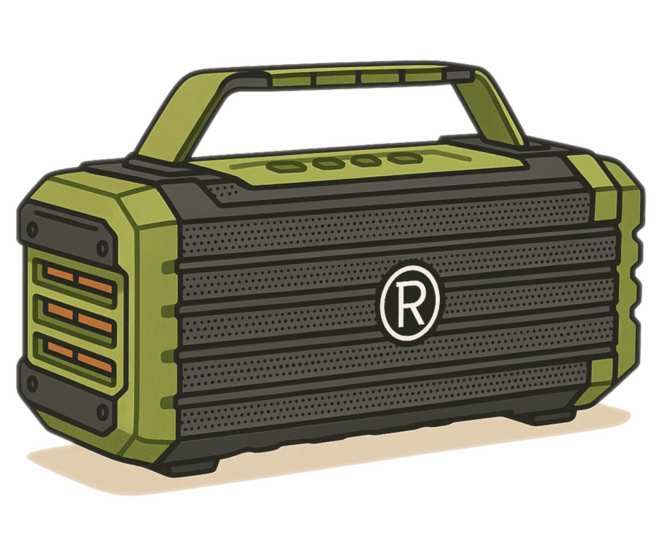 Bluetooth ラジカセのイラスト画像 イラスト