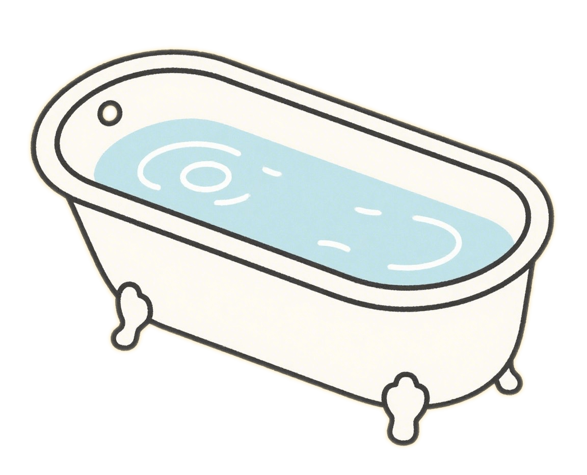 浴槽のイラスト画像 3 イラスト