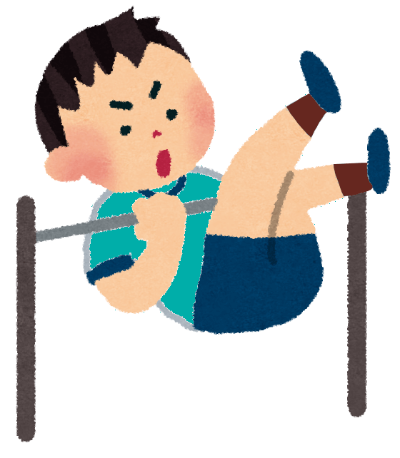 運動会のイラスト - 棒高跳びをする子供 イラスト