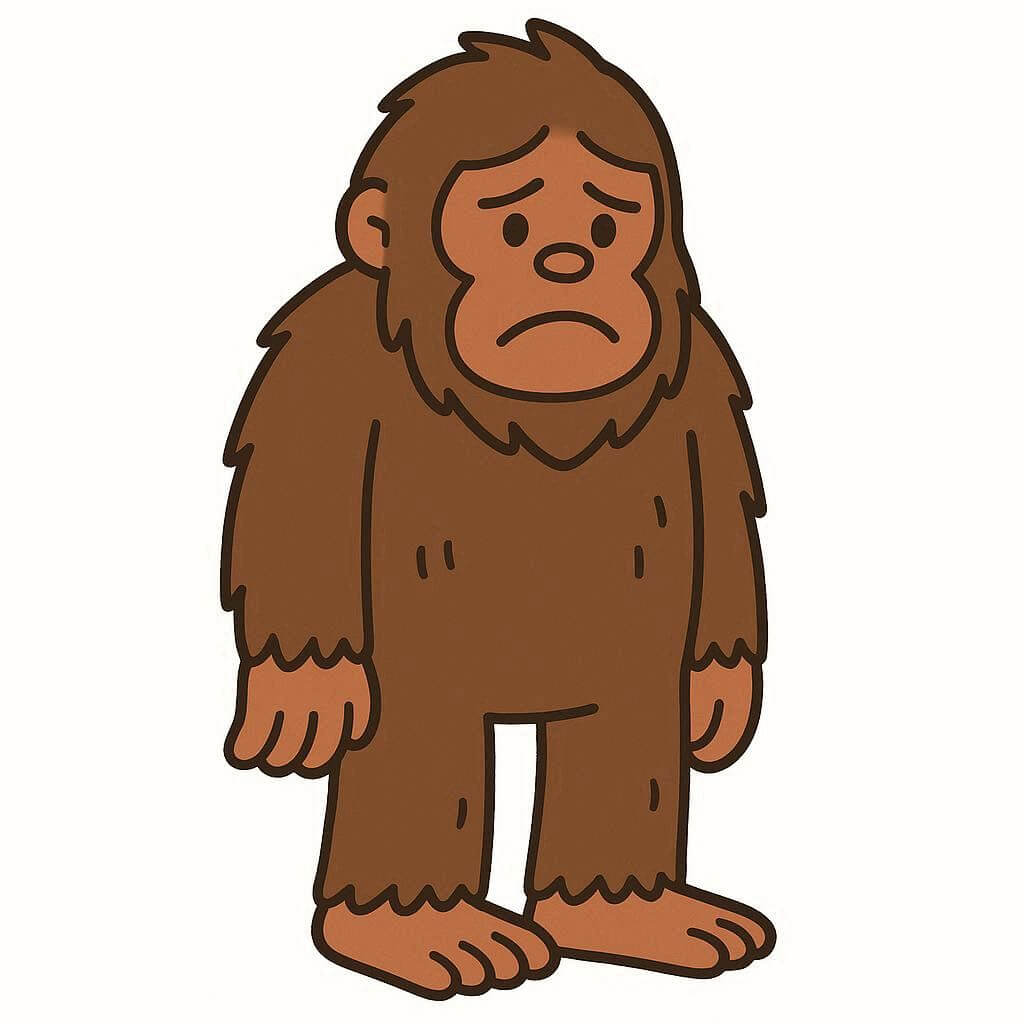 漫画ビッグフットのイラスト無料画像 イラスト