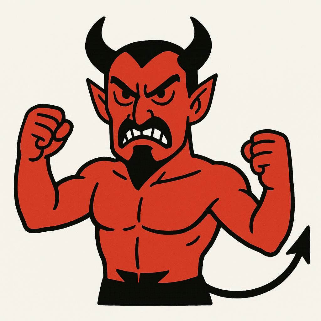 悪魔の怒りのイラスト 無料画像 イラスト