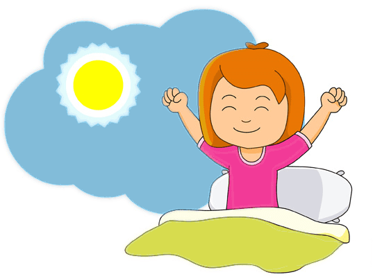 目覚めのイラストPNG無料 2 イラスト