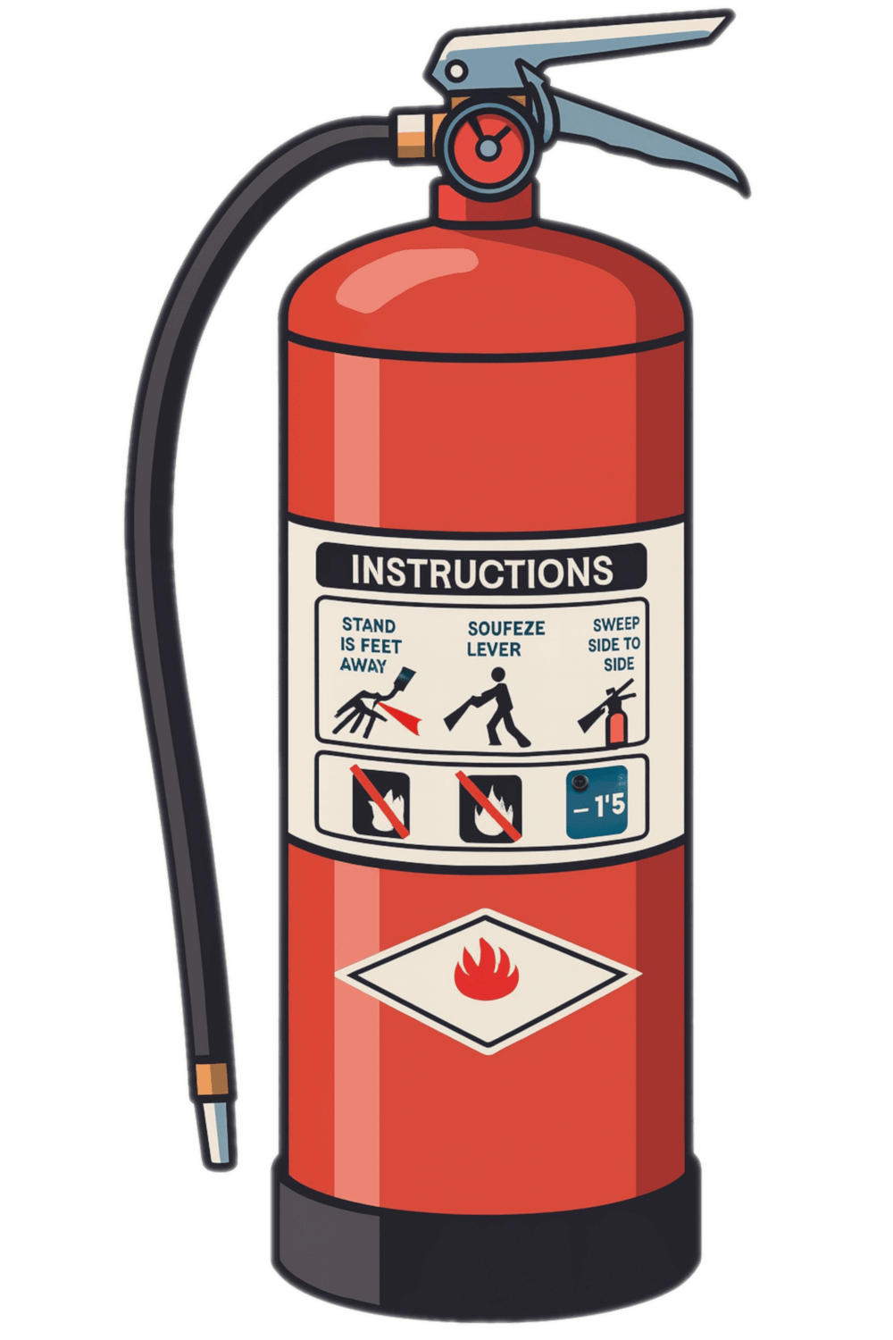 消火器 イラスト